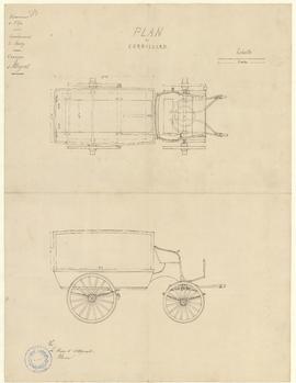 Plan pour l'acquisition d'un corbillard, vue 01.