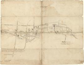 Plan du parcours de la Reyssouze, vue 01.