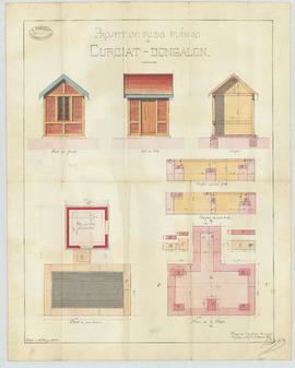 Plan pour la construction du poids public, vue 01.