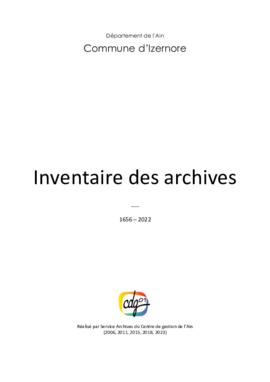 Fonds communal d'Izernore
