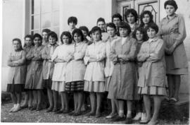 Ecole ménagère de Lhuis : Rentrée scolaire 1960-1961.
