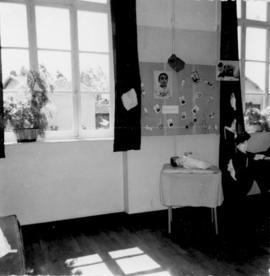 Ecole ménagère de Lhuis : Exposition du 20 mai 1962.