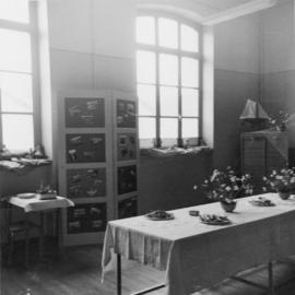 Ecole ménagère de Lhuis : Exposition du 4 juin 1961.