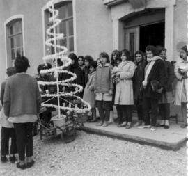 Ecole ménagère de Lhuis : Noël 1963