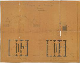 Plan des réparations à l’école des garçons, vue 01.