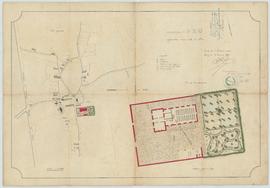 Plan pour la construction de l'école des filles, vue 01.