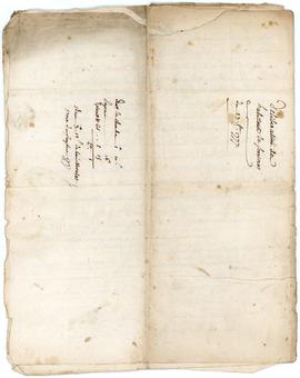 Conservation des recoltes et bois communaux, nomination d'un garde, 23 février 1777