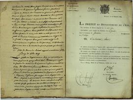 Serrières-de-Briord - 1D1 - Registre des délibérations (1807-1810), pages 8-9