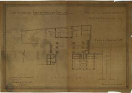 Serrières-de-Briord 4M1 - Groupe scolaire, projet d'aggrandissement: plan rez-de-chaussée, 10 oct...