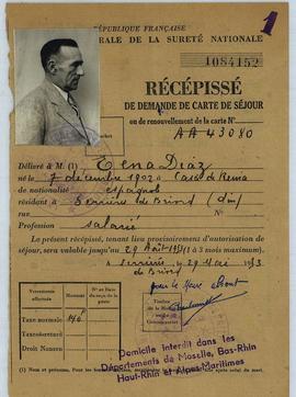 Serrières-de-Briord 2I2 - Récépissé de demande de carte de séjour