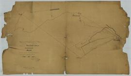 Serrières-de-Briord 2O2 - Mine de fer : plan des terrains communaux compris dans la concession de...