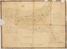 Plan géométral des chemins et territoires de Combe, Coponières, Côte du Devant et Pré de l’Âne fa...