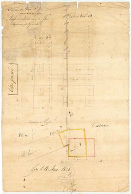 Plan en coupe et des élévations n°1 du Fort Saint-Irénée.